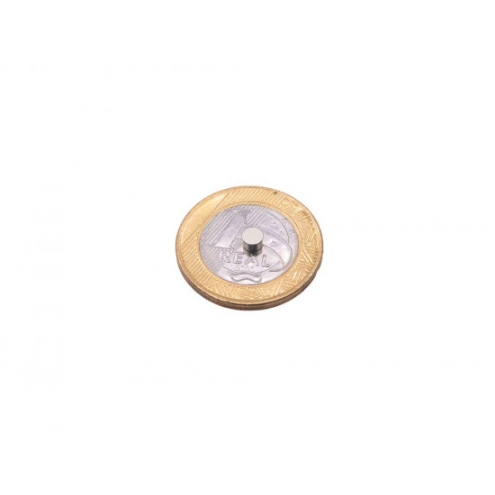 Ímã de neodímio 4x2 mm - N42